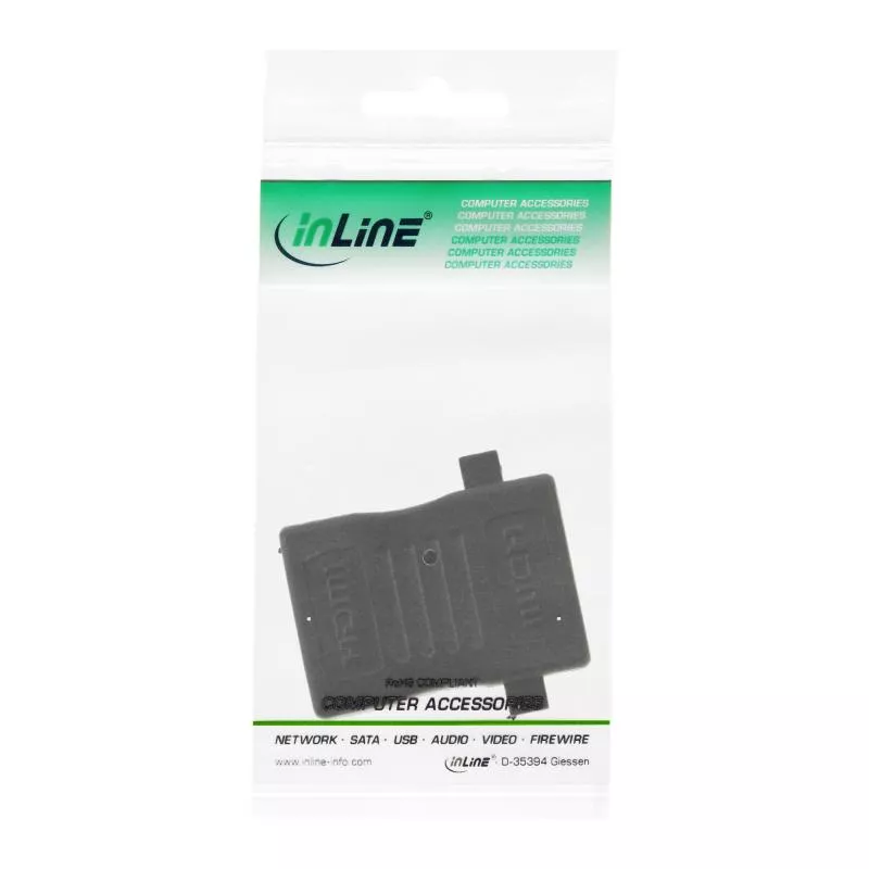 InLine® HDMI Adapter zum Einbau HDMI A Buchse Buchse vergoldete Kontakte 4K2K kompatibel InLine® HDMI Adapter zum Einbau HDMI A Buchse Buchse vergoldete Kontakte 4K2K kompatibel