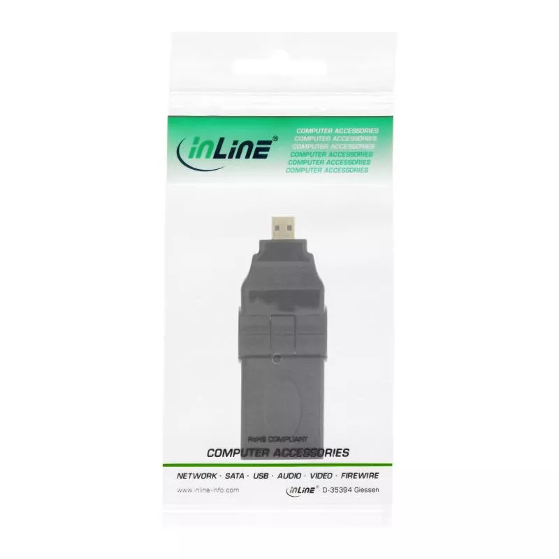 InLine® HDMI Adapter HDMI A Buchse auf Mini HDMI C Stecker flexibel 4K2K kompatibel vergoldete Kontakte InLine® HDMI Adapter HDMI A Buchse auf Mini HDMI C Stecker flexibel 4K2K kompatibel vergoldete Kontakte