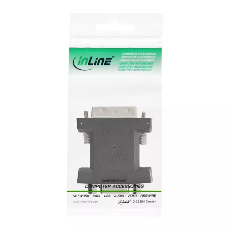 InLine® DVI-A Adapter Analog 12+5 Stecker auf 15pol HD Buchse VGA InLine® DVI-A Adapter Analog 12+5 Stecker auf 15pol HD Buchse VGA