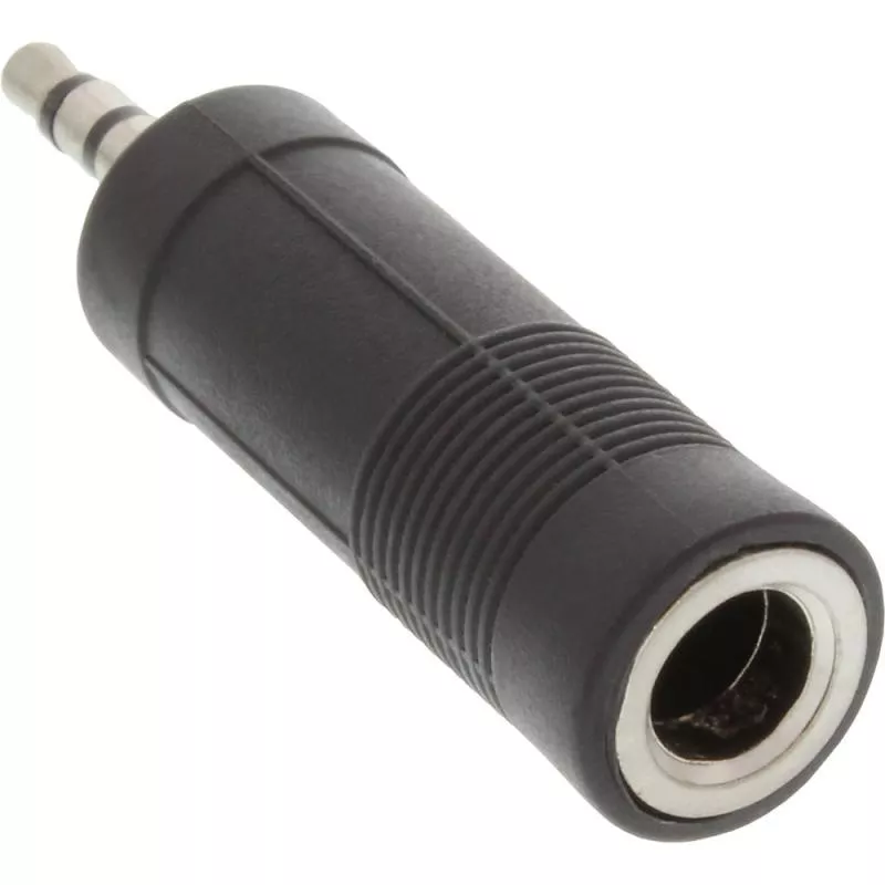 InLine® Audio Adapter 3,5mm Klinke Stecker Stereo an 6,3mm Klinke Buchse Stereo InLine® Audio Adapter 3,5mm Klinke Stecker Stereo an 6,3mm Klinke Buchse Stereo