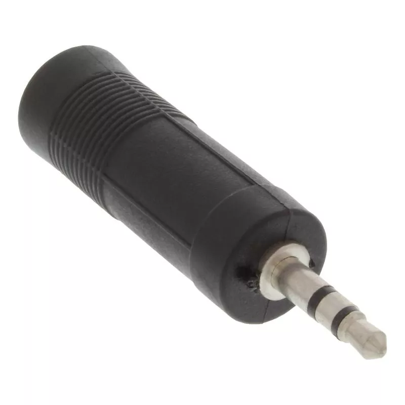 InLine® Audio Adapter 3,5mm Klinke Stecker Stereo an 6,3mm Klinke Buchse Stereo InLine® Audio Adapter 3,5mm Klinke Stecker Stereo an 6,3mm Klinke Buchse Stereo