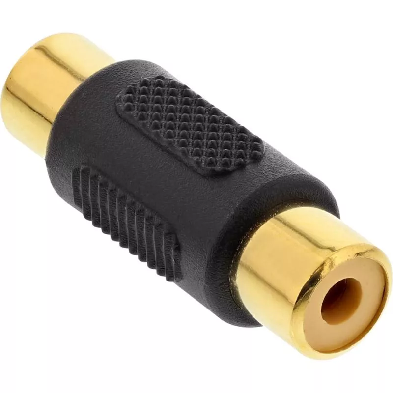 InLine® Audio Adapter Cinch Buchse an Cinch Buchse vergoldet