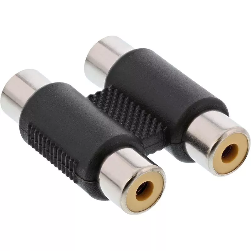InLine® Audio Adapter 2x Cinch Kupplung Buchse Buchse InLine® Audio Adapter 2x Cinch Kupplung Buchse Buchse