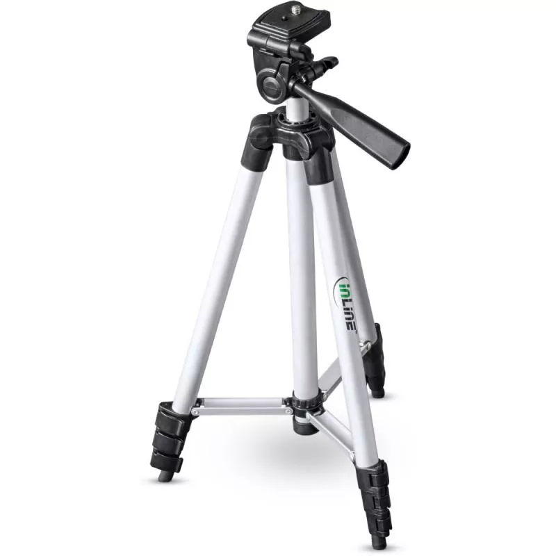 InLine® Stativ für Digitalkameras und Videokameras Aluminium Höhe max. 1,30m