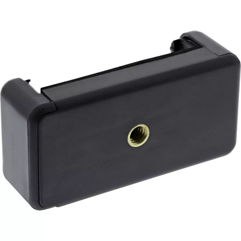 InLine® Universal Handyklemme für Selfiestick Smartphone Stativ Adapter schwarz