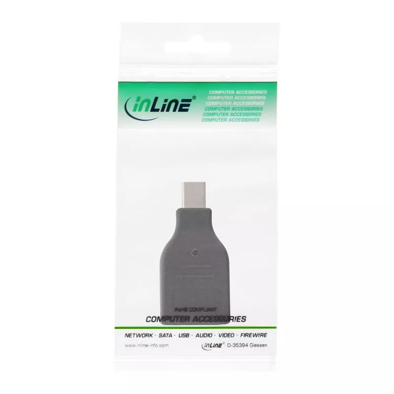 InLine® DisplayPort Konverter mini DisplayPort Stecker auf HDMI Buchse FullHD/60Hz schwarz InLine® DisplayPort Konverter mini DisplayPort Stecker auf HDMI Buchse FullHD/60Hz schwarz
