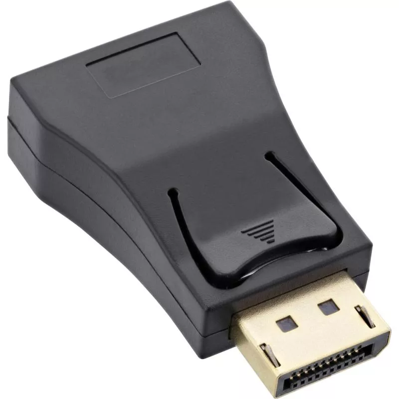 InLine® DisplayPort Konverter DisplayPort Stecker auf VGA Buchse FullHD/60Hz schwarz gold InLine® DisplayPort Konverter DisplayPort Stecker auf VGA Buchse FullHD/60Hz schwarz gold