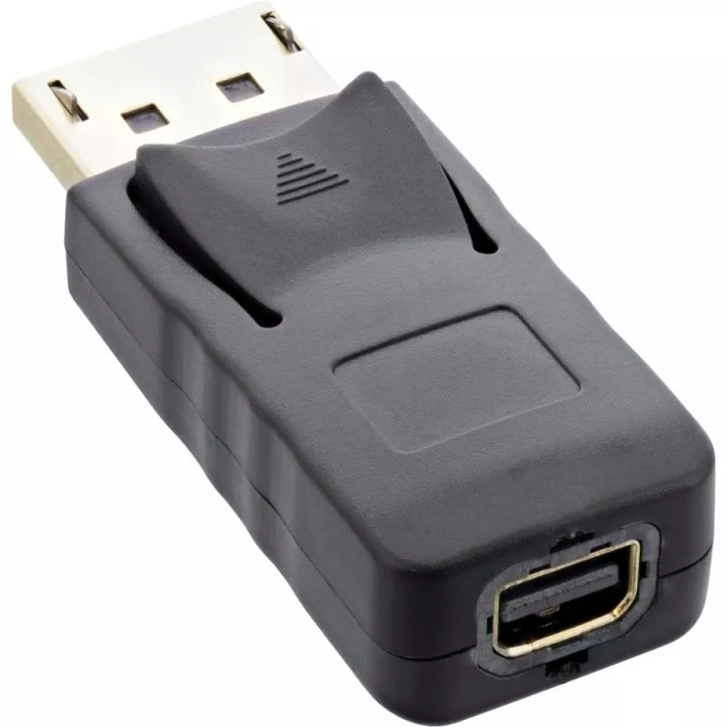 DisplayPort Adapter – DisplayPort Stecker auf Mini DisplayPort Buchse, 4K/60Hz DisplayPort Adapter – DisplayPort Stecker auf Mini DisplayPort Buchse, 4K/60Hz