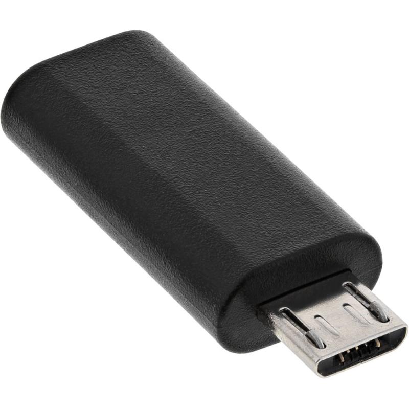 InLine® USB 2.0 Adapter Micro USB Stecker auf USB Typ C Buchse
