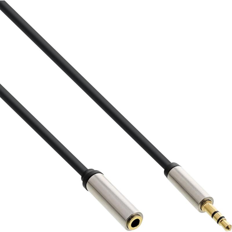 InLine® Slim Audio Kabel Klinke 3,5mm ST BU Stereo