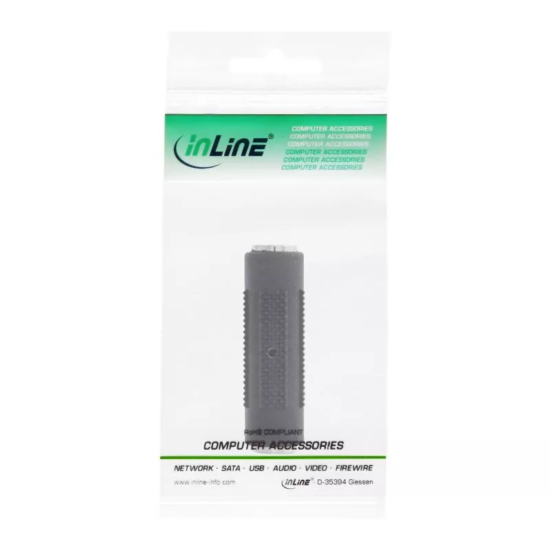 InLine® Audio Adapter 3,5mm Klinke Buchse Buchse Stereo