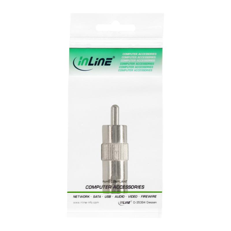 InLine® Video Adapter 1x Cinch Stecker auf BNC Buchse