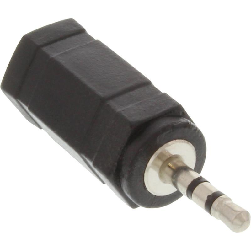 InLine® Audio Adapter 2,5mm Klinke Stecker zu 3,5mm Buchse Stereo