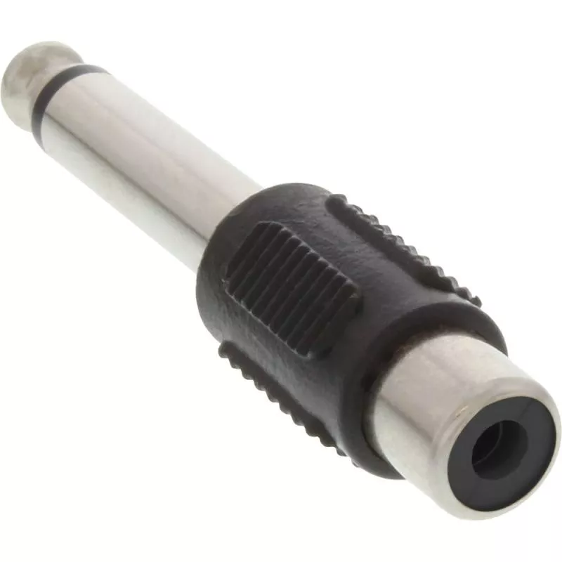InLine® Audio Adapter 6,3mm Klinke Stecker auf Cinch Buchse Mono InLine® Audio Adapter 6,3mm Klinke Stecker auf Cinch Buchse Mono