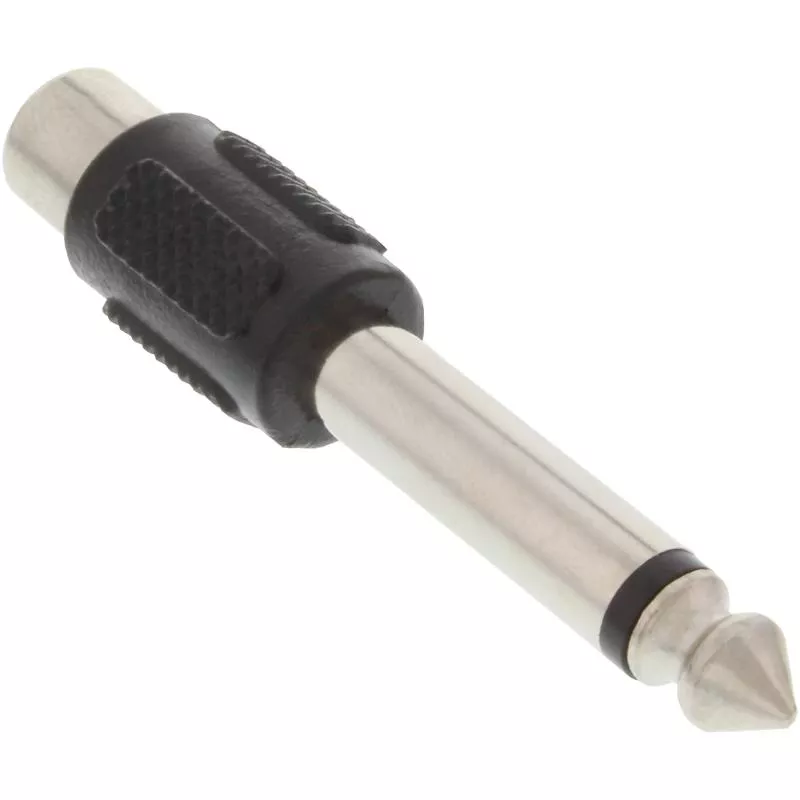 InLine® Audio Adapter 6,3mm Klinke Stecker auf Cinch Buchse Mono InLine® Audio Adapter 6,3mm Klinke Stecker auf Cinch Buchse Mono