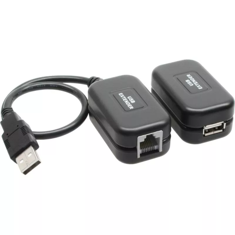 InLine® USB 2.0 Verlängerung bis 60m über Netzwerkkabel RJ45