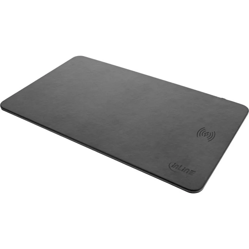 InLine® Maus Pad Qi Wireless Charging 370 x 225 x 7mm schwarz