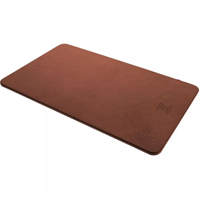 InLine® Maus Pad Qi Wireless Charging 370 x 225x 7mm braun