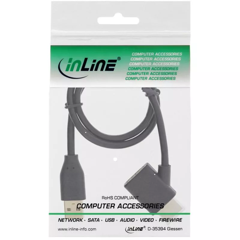 InLine® HDMI Adapter Stecker Buchse mit USB Power Einspeisung 0,5m InLine® HDMI Adapter Stecker Buchse mit USB Power Einspeisung 0,5m