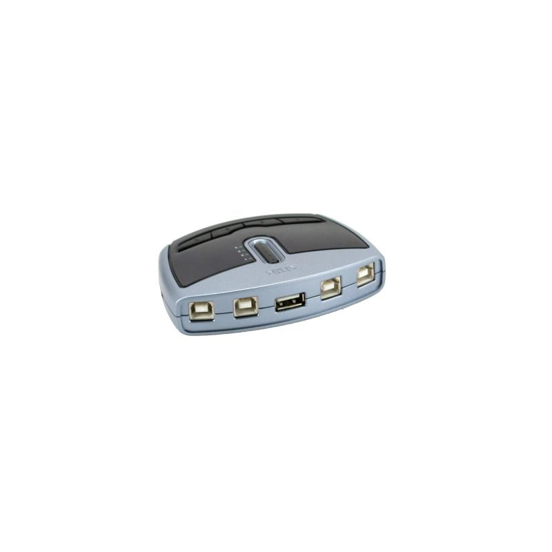 ATEN US421A USB 2.0 Data Switch 1x USB Gerät an 4x PC elektronisch