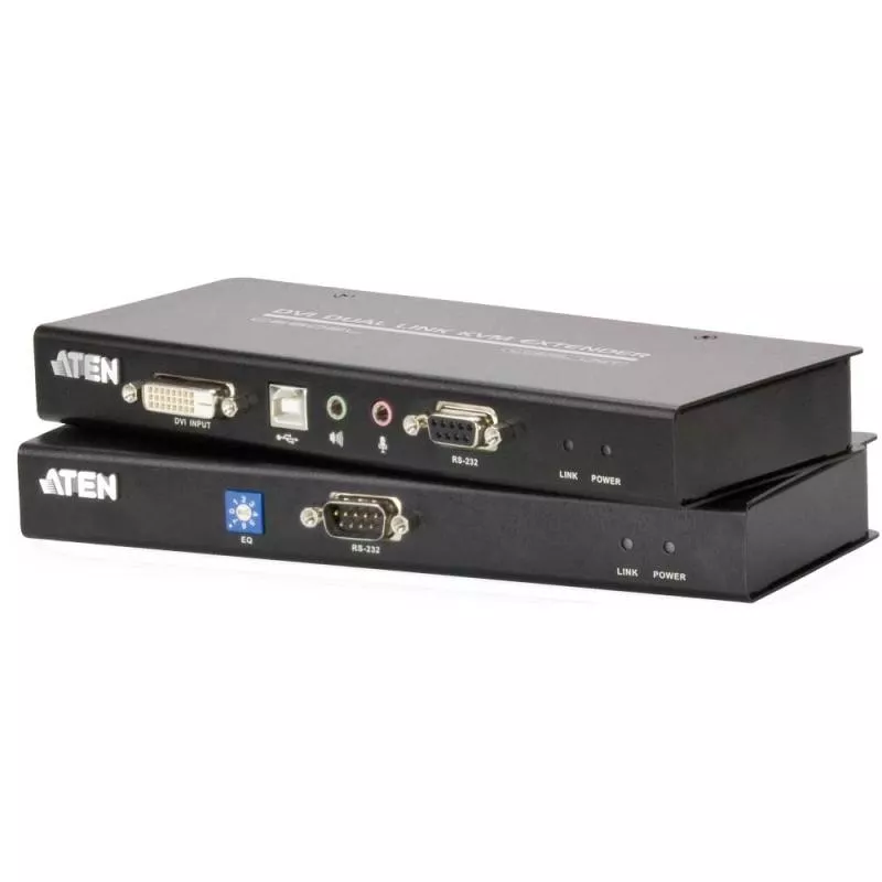 ATEN CE600 Konsolen Extender DVI Single Link USB RS232 mit Audio max. 60m