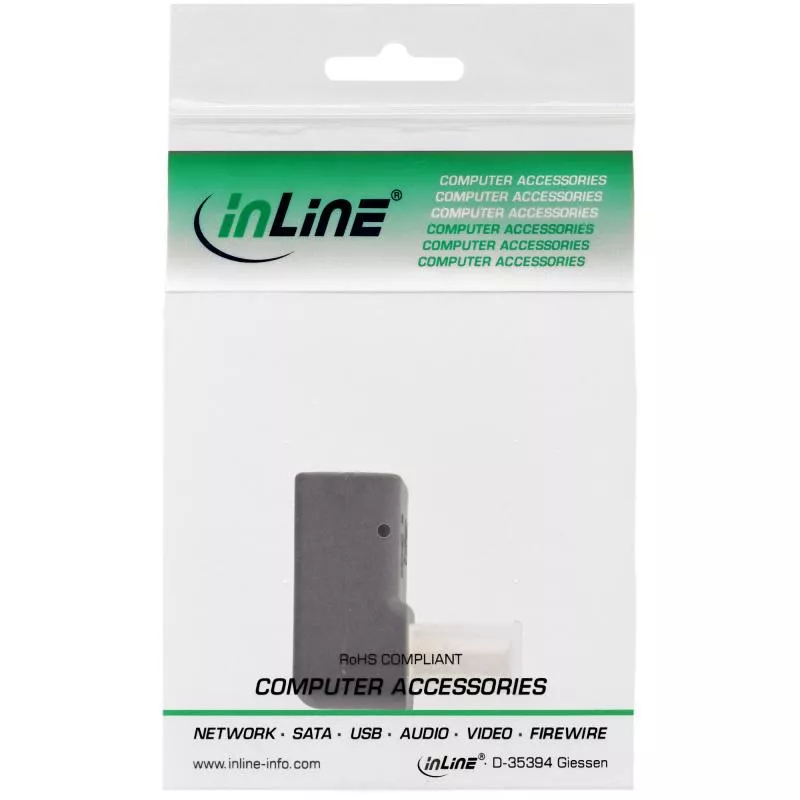 InLine® DisplayPort Adapter DisplayPort Stecker / Buchse nach unten gewinkelt InLine® DisplayPort Adapter DisplayPort Stecker / Buchse nach unten gewinkelt