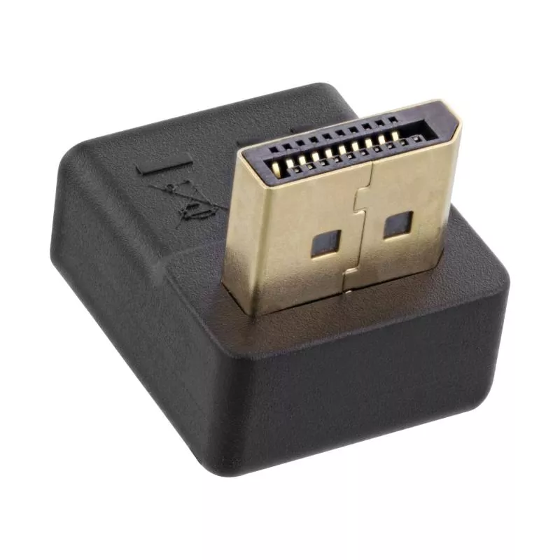 InLine® DisplayPort Adapter DisplayPort Stecker / Buchse nach oben gewinkelt InLine® DisplayPort Adapter DisplayPort Stecker / Buchse nach oben gewinkelt