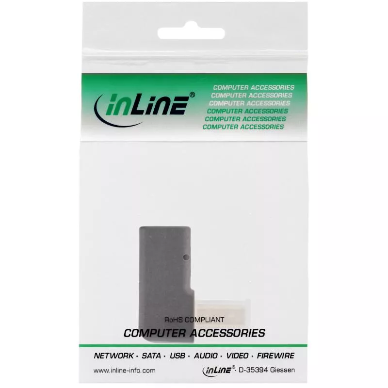 InLine® DisplayPort Adapter DisplayPort Stecker / Buchse nach oben gewinkelt InLine® DisplayPort Adapter DisplayPort Stecker / Buchse nach oben gewinkelt