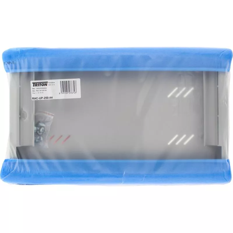 19" Fachboden perforiert 1HE 650mm 80kg Triton RAC-UP-650-A4 lichtgrau 19" Fachboden perforiert 1HE 650mm 80kg Triton RAC-UP-650-A4 lichtgrau