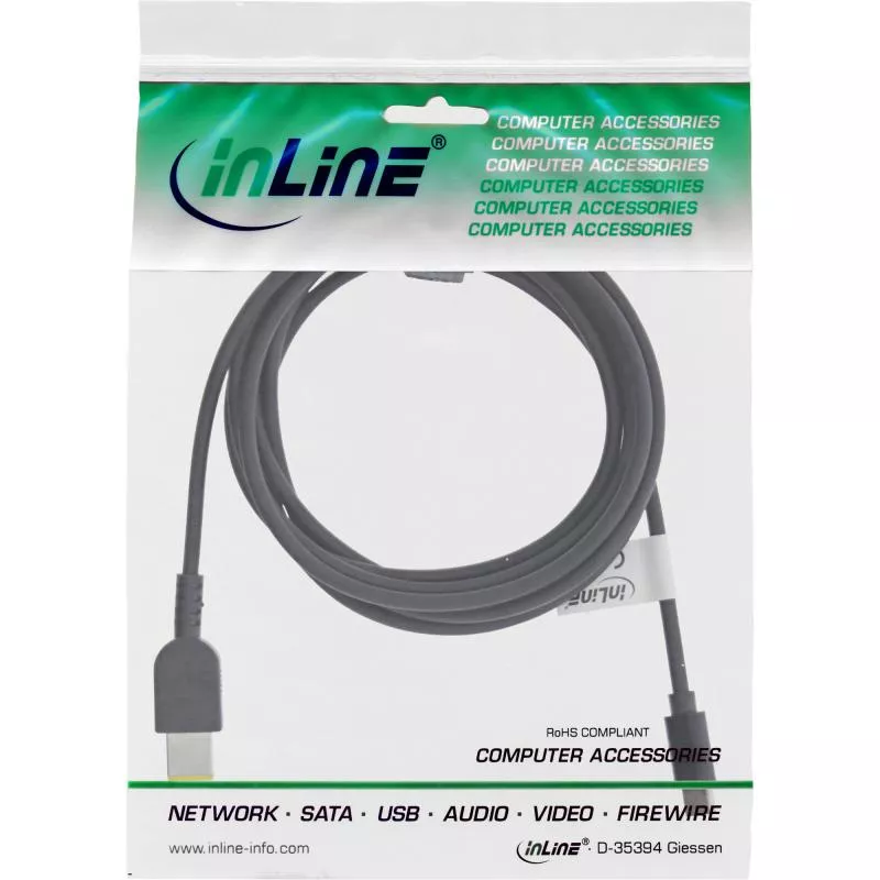 InLine® USB Typ-C zu Lenovo Notebook (rechteckig) Ladekabel 2m