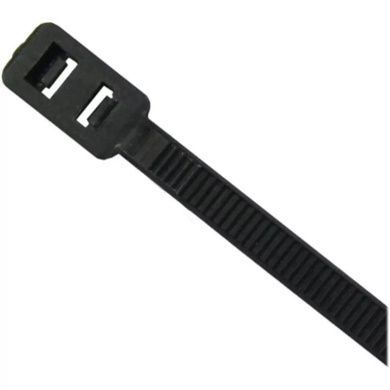 InLine Kabelbinder mit Doppelkopf Länge 300mm Breite 4,8mm schwarz 100 Stück