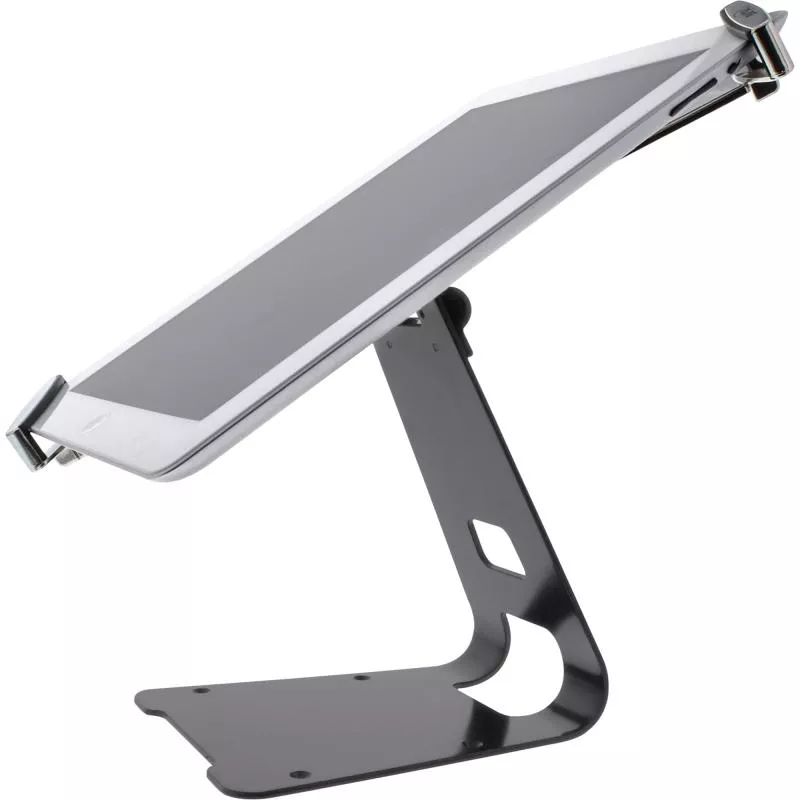 Tablet Halterung mit Sicherheitsschloss – Universelle Halterung für 10"-13" Tablets, abschließbar, weiß Tablet Halterung mit Sicherheitsschloss – Universelle Halterung für 10"-13" Tablets, abschließbar, weiß