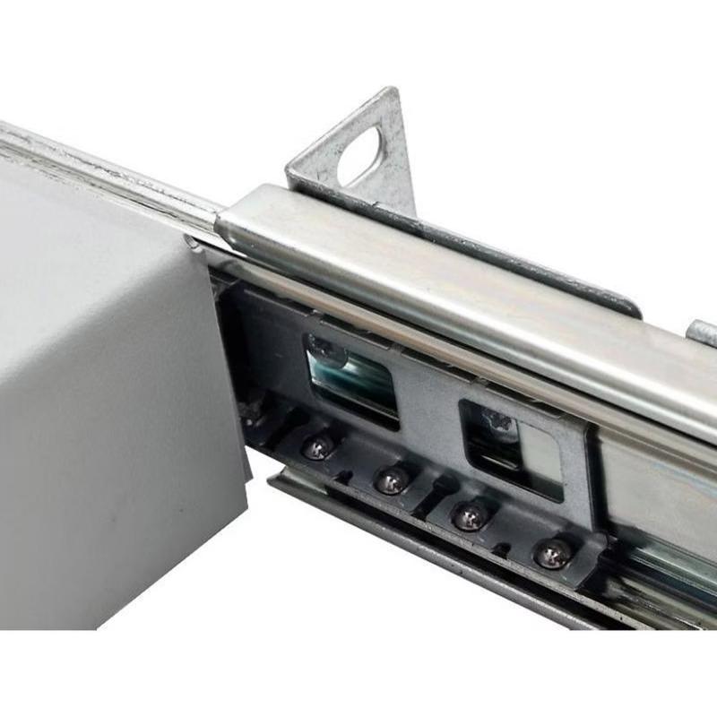 19" Fachboden ausziehbar 1HE 550mm 45kg Triton RAC-UP-X20-A1 mit Teleskopschienen lichtgrau