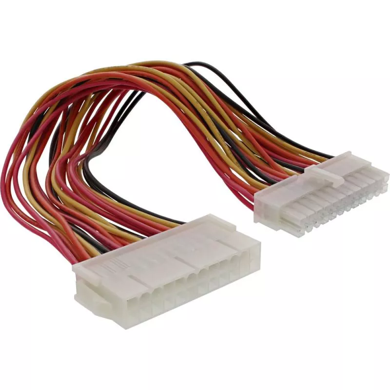 InLine® Strom Verlängerung intern 24pol ATX Stecker Buchse Netzteil zu Mainboard 0,2m InLine® Strom Verlängerung intern 24pol ATX Stecker Buchse Netzteil zu Mainboard 0,2m