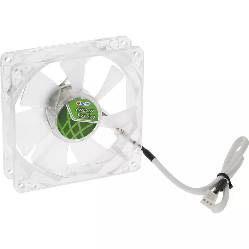Titan TFD-9225GT12Z/V2(RB) Lüfter 92x92x25mm Green Vision