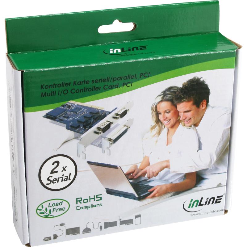 InLine® Schnittstellenkarte 2x 9pol seriell PCI