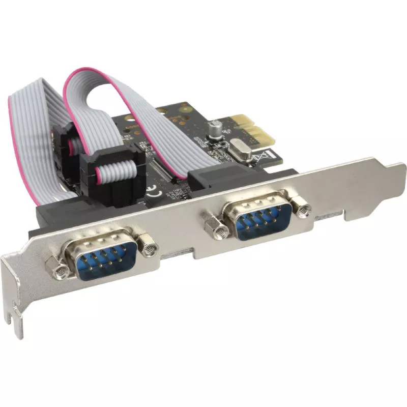 InLine® Schnittstellenkarte 2x Seriell 9-pol PCIe (PCI-Express)