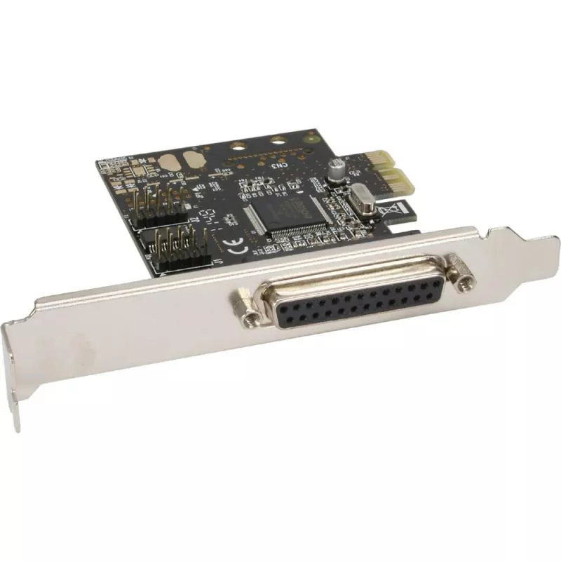 InLine® Schnittstellenkarte 1x 25pol parallel + 2x 9pol seriell PCIe (PCI-Express)