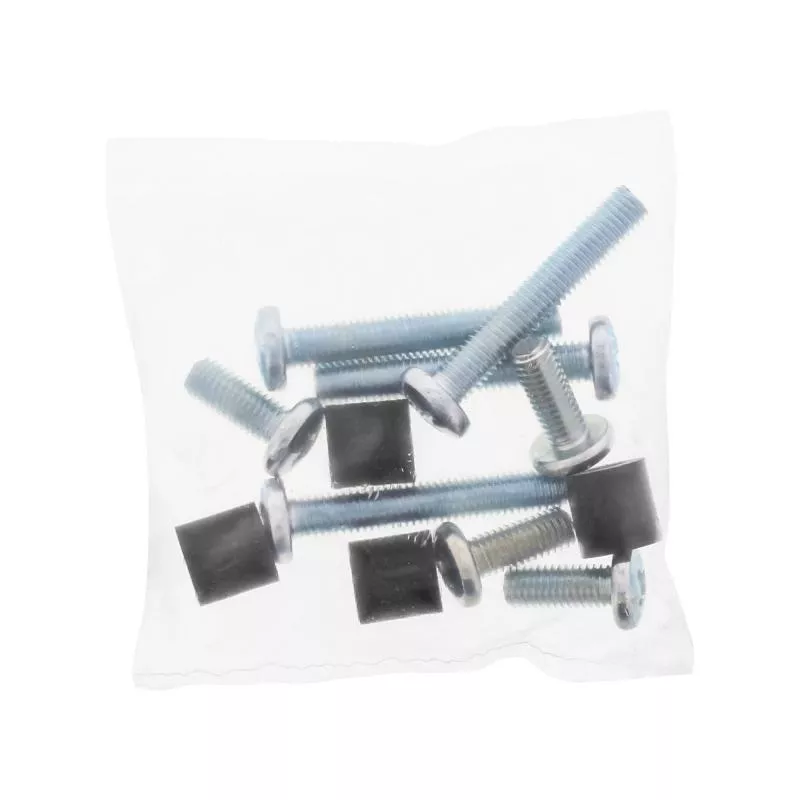InLine® 8er Schraubenset 4x M8x20mm 4x M8x50mm und 4x 15mm Abstandhalter für Wandhalterung