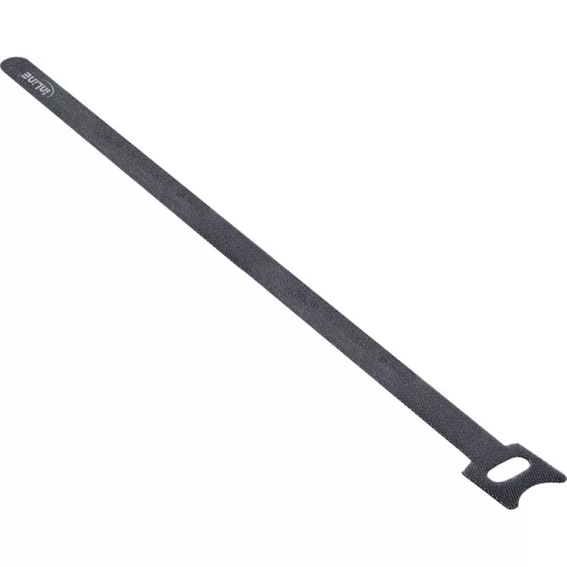 InLine® Kabelbinder 290mm Klett-Verschluss schwarz 10 Stück