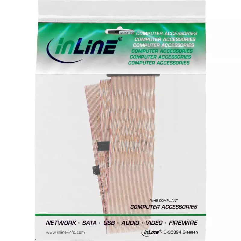 InLine® SCSI U320 Flachbandkabel 68pol für 2 Geräte mit Terminator 0,78m InLine® SCSI U320 Flachbandkabel 68pol für 2 Geräte mit Terminator 0,78m