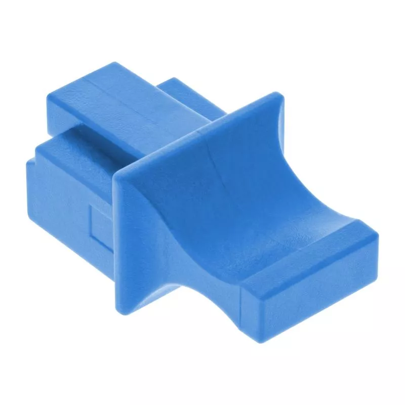 InLine® Staubschutz für RJ45 Buchse Farbe: blau 100er Pack