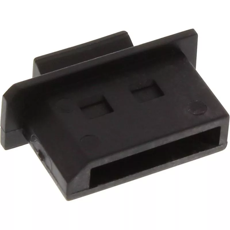 50er Pack InLine Staubschutz für DisplayPort Buchse schwarz