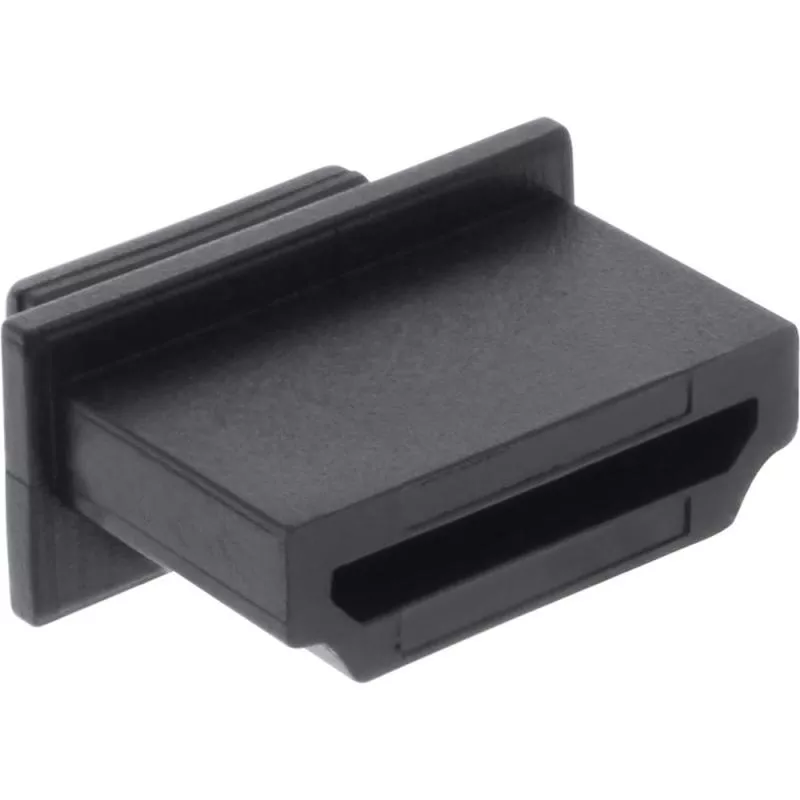 10er Pack InLine® Staubschutz für HDMI Buchse schwarz