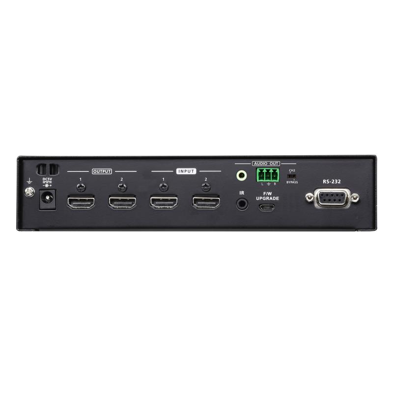 ATEN VM0202HB HDMI Matrix Switch 2x2 True 4K mit Audio De-Embedder
