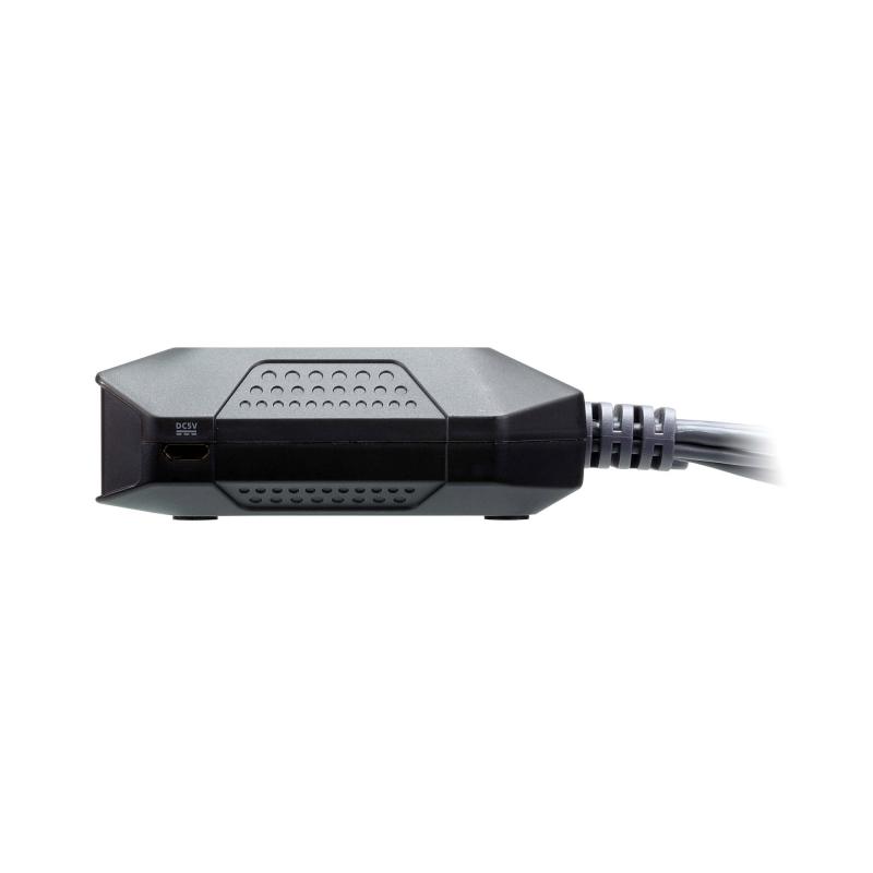 ATEN CS22H KVM-Switch 2-fach HDMI 4K USB Audio integrierte Kabel