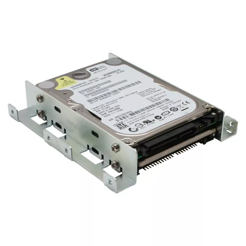 InLine® HDD/SSD Einbauschienen 2x 6,35cm (2,5") zu 8,89cm (3,5") nur Rahmen und Schrauben