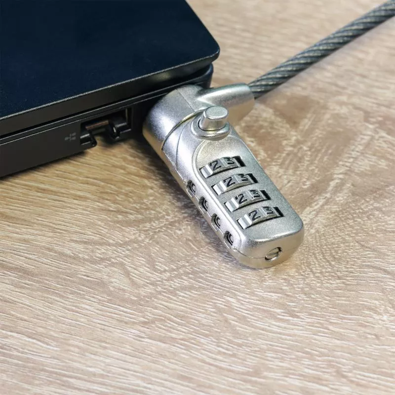InLine® Notebook Sicherheitsschloss mit Zahlenkombination 4,4mm x 2m