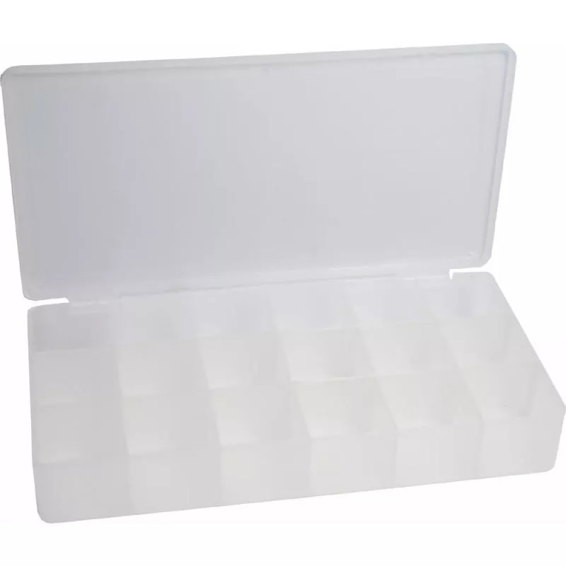 InLine® Kleinteile Leerbox 18 Fächer Abmessungen: 213x114x35mm
