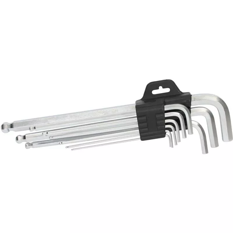 InLine® Sechskant Schlüssel-Set lang 9-teilig